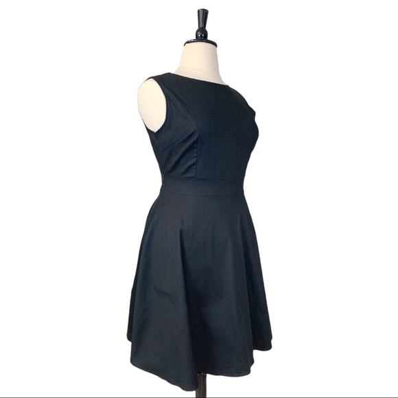 iHOT Fashion Dress Tie Waist A-line Sleeveless Black NEW Women's Size 2XL Plus - Picture 2 of 11